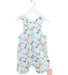 A White Sleeveless Rompers from Cotton Pigs in size 6-12M for boy. (Front View)