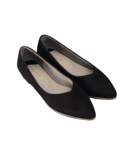 A Black Flats from Oriental Traffic in size 9Y for girl. (Front View)