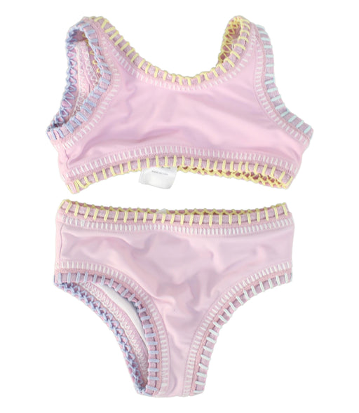 A Pink Bikinis from Seed in size 4T for girl. (Front View)