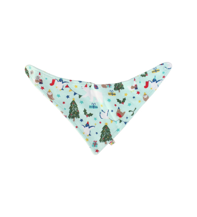 A Green Bibs from Frugi in size O/S for neutral. (Back View)