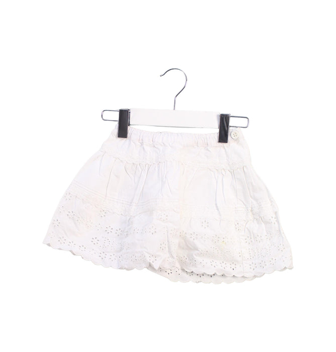 A White Short Skirts from Dior in size 2T for girl. (Front View)
