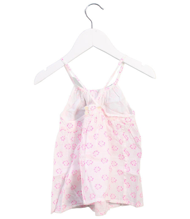 A Pink Sleeveless Tops from Bonpoint in size 4T for girl. (Back View)