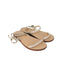 A Brown Sandals from Bonpoint in size 5T for girl. (Front View)