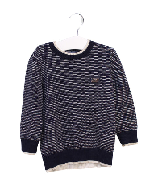 A Navy Knit Sweaters from Nicholas & Bears in size 2T for boy. (Front View)
