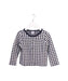 A Navy Cardigans from Petit Bateau in size 4T for girl. (Front View)