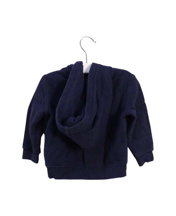 A Navy Zippered Sweatshirts from Ralph Lauren in size 12-18M for boy. (Back View)