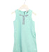 A Blue Sleeveless Dresses from Crewcuts in size 4T for girl. (Front View)