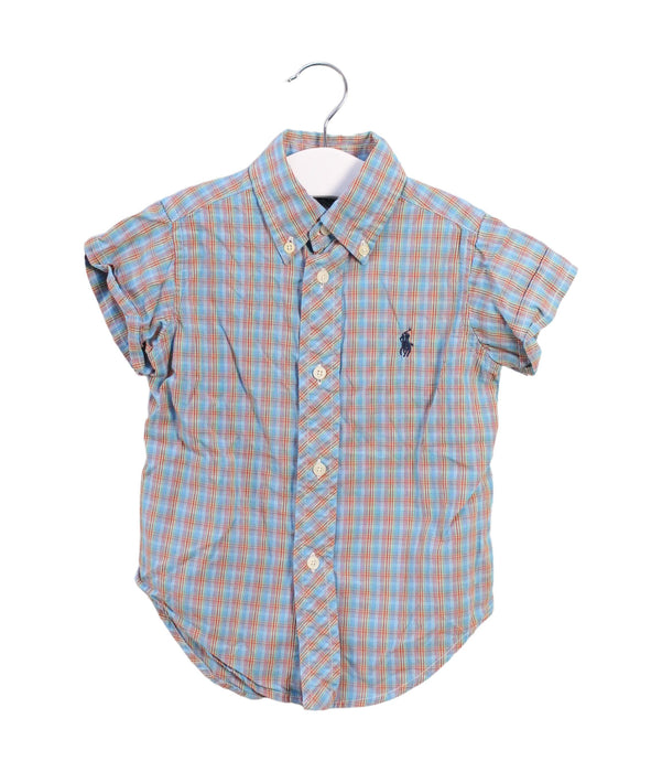 A Blue Shirts from Ralph Lauren in size 2T for boy. (Front View)