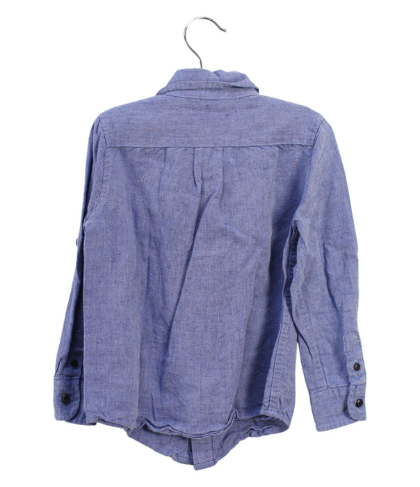 A Blue Shirts from Janie & Jack in size 3T for boy. (Back View)