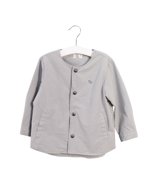 A Grey Long Sleeve Tops from Kingkow in size 18-24M for boy. (Front View)