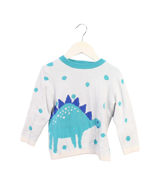 A Blue Knit Sweaters from CIGOGNE Bébé in size 3T for boy. (Front View)