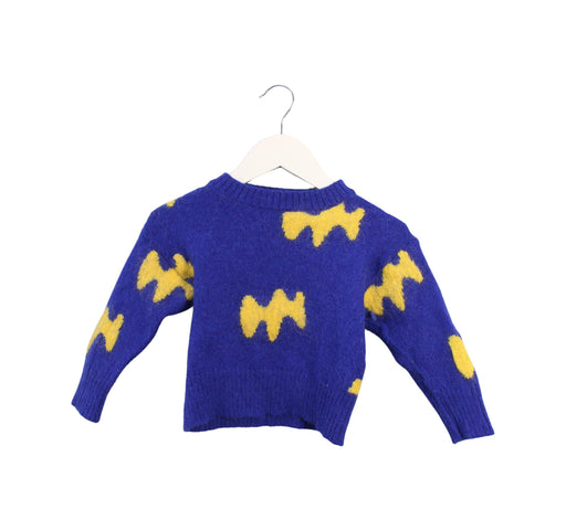 A Blue Knit Sweaters from The Animals Observatory in size 2T for boy. (Front View)