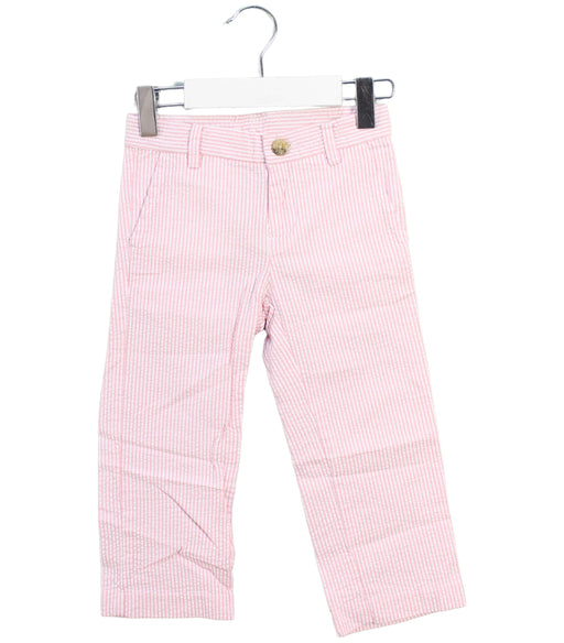 A Pink Casual Pants from Janie & Jack in size 2T for girl. (Front View)