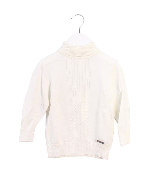 A White Knit Sweaters from Nicholas & Bears in size 12-18M for girl. (Front View)