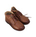 A Brown Casual Boots from Janie & Jack in size 5T for boy. (Front View)