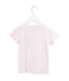 A Pink Short Sleeve T Shirts from Petit Bateau in size 4T for girl. (Back View)