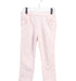 A Pink Casual Pants from Petit Bateau in size 6T for girl. (Front View)