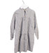 A Grey Long Sleeve Dresses from Petite Lucette in size 6T for girl. (Back View)