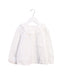 A White Long Sleeve Tops from Purete du... Bebe in size 5T for girl. (Front View)