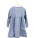 A Blue Long Sleeve Dresses from Les Enfantines in size 6T for girl. (Back View)