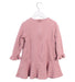 A Pink Long Sleeve Dresses from Paz Rodriguez in size 5T for girl. (Back View)