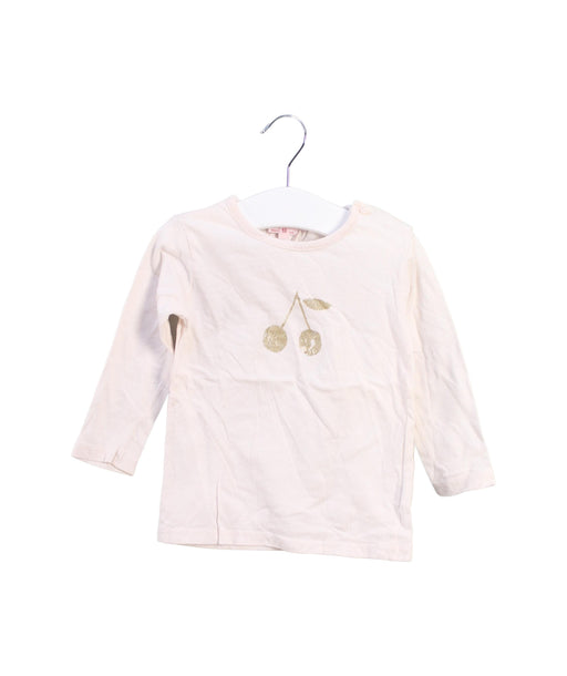 A White Long Sleeve Tops from Bonpoint in size 12-18M for girl. (Front View)