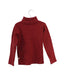 A Red Long Sleeve Tops from Bonpoint in size 4T for girl. (Back View)