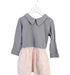 A Grey Long Sleeve Dresses from Velveteen in size 4T for girl. (Front View)
