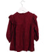 A Red Long Sleeve Tops from Louis Louise in size 3T for girl. (Back View)