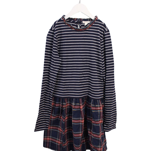 A Blue Long Sleeve Dresses from Crewcuts in size 12Y for girl. (Front View)