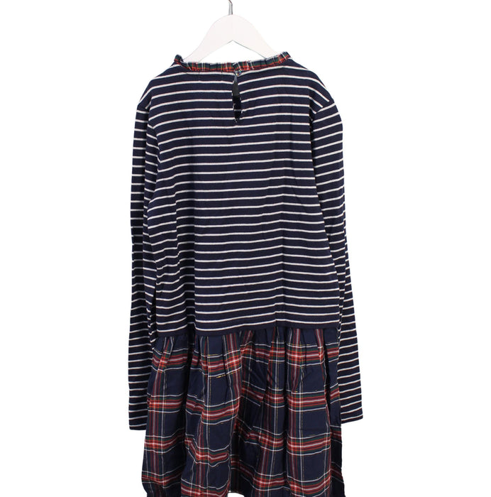 A Blue Long Sleeve Dresses from Crewcuts in size 12Y for girl. (Back View)