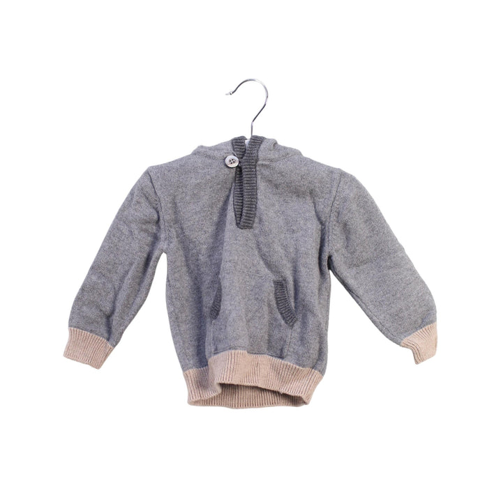 A Grey Knit Sweaters from Jacadi in size 6-12M for neutral. (Front View)