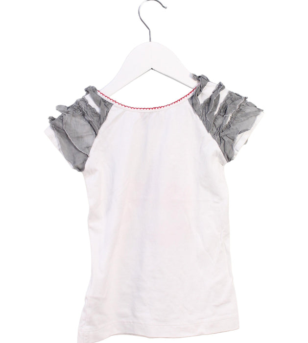 A White Short Sleeve Tops from Monnalisa in size 8Y for girl. (Back View)