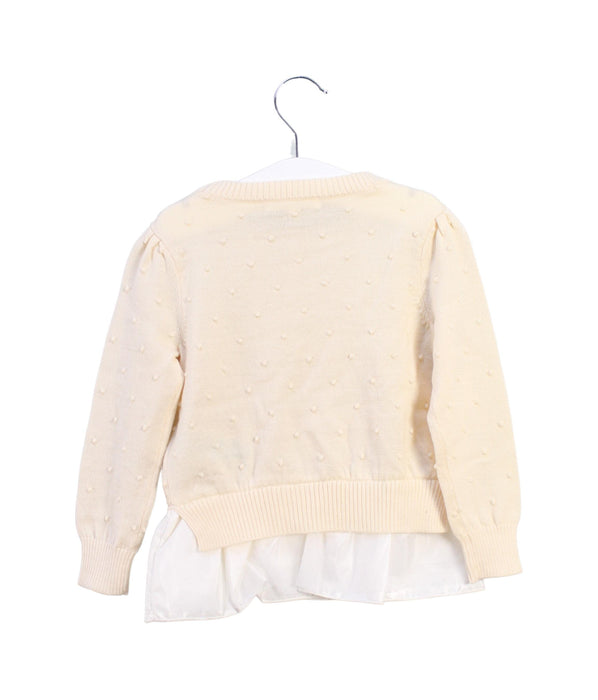 A Beige Long Sleeve Tops from Nicholas & Bears in size 2T for girl. (Back View)