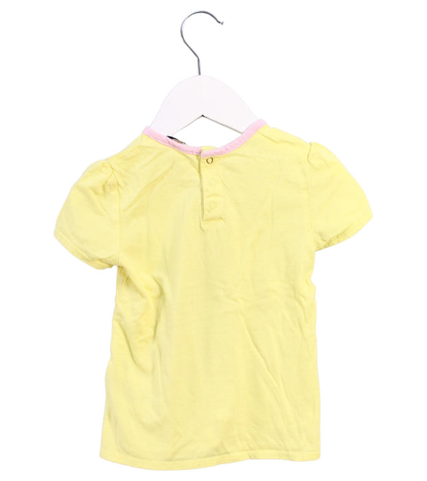 A Yellow Short Sleeve T Shirts from Little Marc Jacobs in size 3T for girl. (Back View)