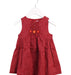 A Red Sleeveless Dresses from Jacadi in size 3T for girl. (Front View)