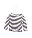 A Ivory Long Sleeve Tops from Green Label Relaxing in size 2T for boy. (Front View)