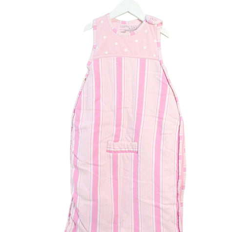 A Pink Sleepsacs from Merino Kids in size 0-3M for girl. (Front View)