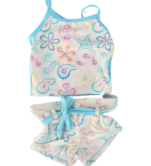 A Multicolour Swim Sets from Snapper Rock in size 2T for girl. (Front View)