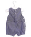 A Blue Rompers from Jacadi in size 0-3M for girl. (Back View)