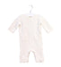 A White Rompers from Jacadi in size 0-3M for neutral. (Front View)