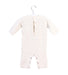 A White Rompers from Jacadi in size 0-3M for neutral. (Back View)