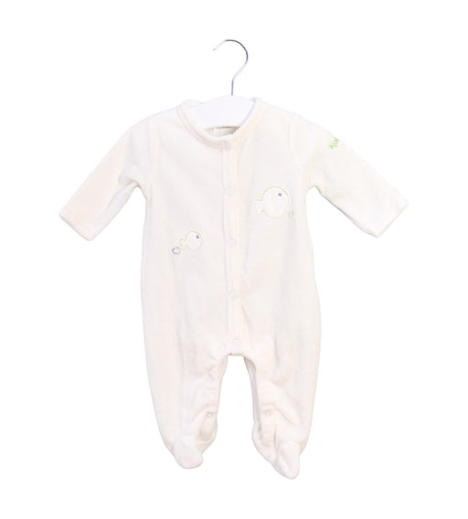 A White Long Sleeve Jumpsuits from Kaloo in size 0-3M for neutral. (Front View)