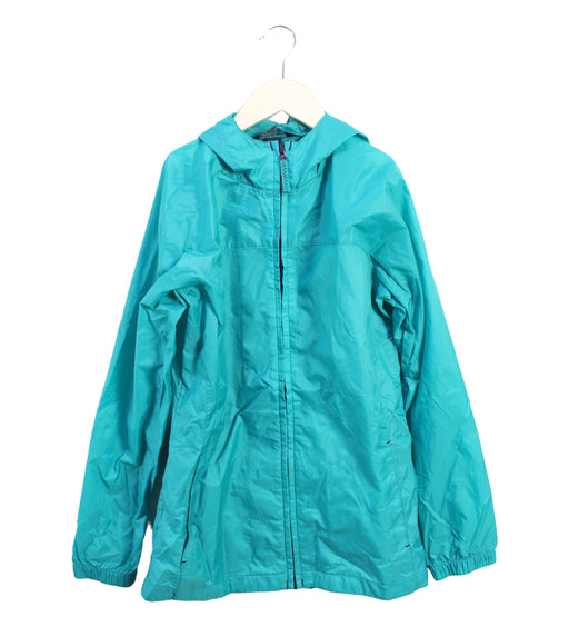 A Green Lightweight Jackets from Lands' End in size 10Y for boy. (Front View)