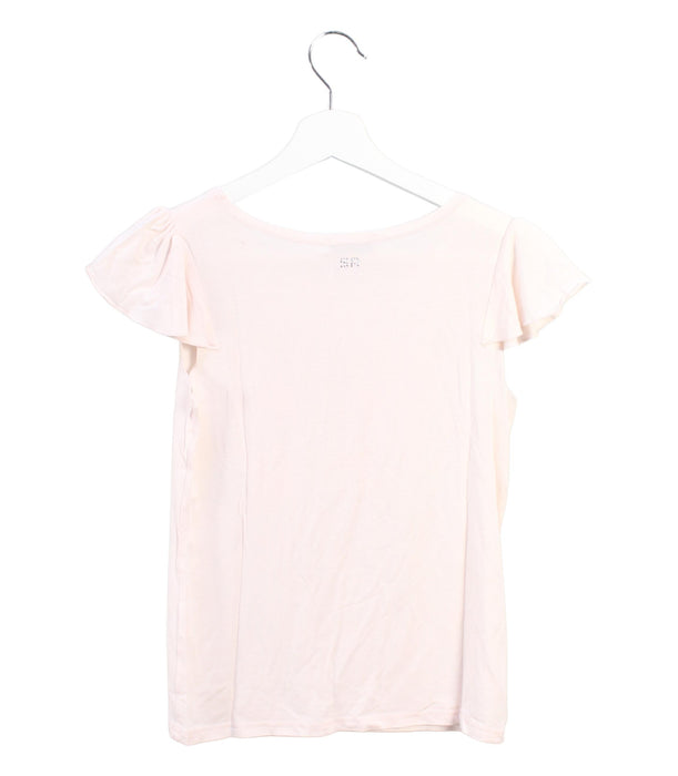 A Pink Short Sleeve T Shirts from Rykiel Enfant in size 12Y for girl. (Back View)