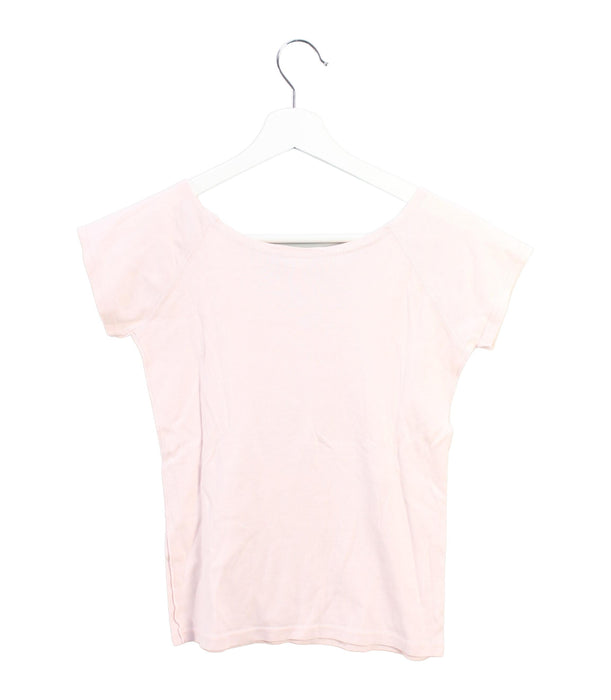 A Pink Short Sleeve T Shirts from Rykiel Enfant in size 12Y for girl. (Back View)