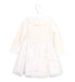 A Ivory Sweater Dresses from Petit Bateau in size 12-18M for girl. (Back View)