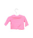 A Pink Long Sleeve Tops from Petit Bateau in size 0-3M for girl. (Back View)