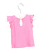 A Pink Sleeveless Tops from Petit Bateau in size 0-3M for girl. (Back View)