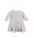 A Grey Sweater Dresses from Halabaloo in size 4T for girl. (Back View)